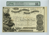 Tuolumne County Water Co. - Stock Certificate